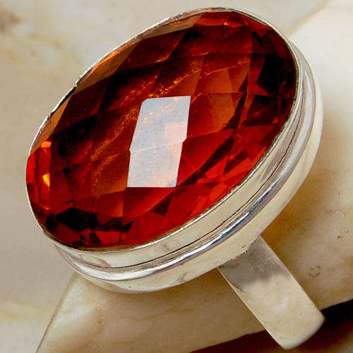 AMAZING CITRINE 925 SILVER RING