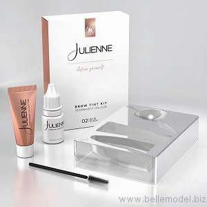 Eyebrows - tint kit - permanent - dark brown