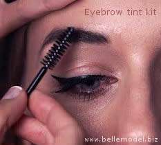 Eyebrows - tint kit - permanent - dark brown