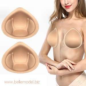 Bra enhancers, fillers and inserts - sponge - extra large