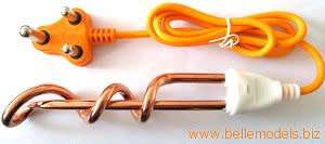 Portable hot water heater ( immersion rod ) for your caravan - 1500 Watt