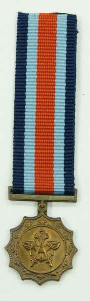 Miniature. SADF Military Merit Medal. Bronze