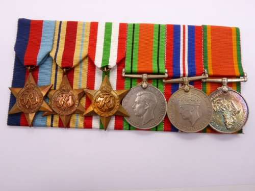 Full size medals to Pte J Mitchell. Kimberley regiment