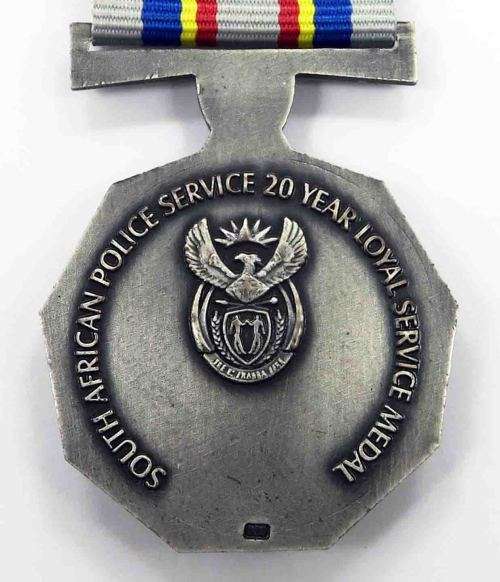 FULL SIZE SOUTH AFRICAN  SERVICE 20 YEAR LOYAL SERVICE MEDAL