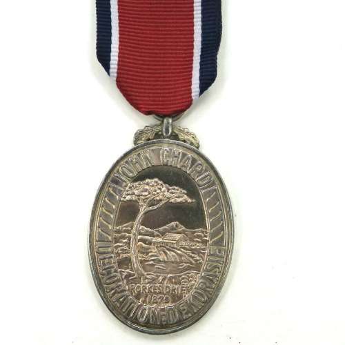 FULL SIZE: John Chard Decoration SILVER. Hallmarked and Numbered #12146