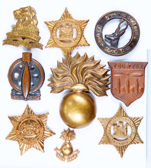Southern African Army Badges (x9)