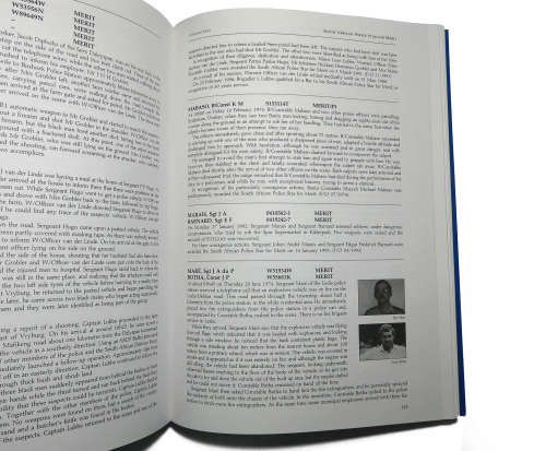 Gallantry Awards of the South Afrcan Police 1913-1994 by Terence King