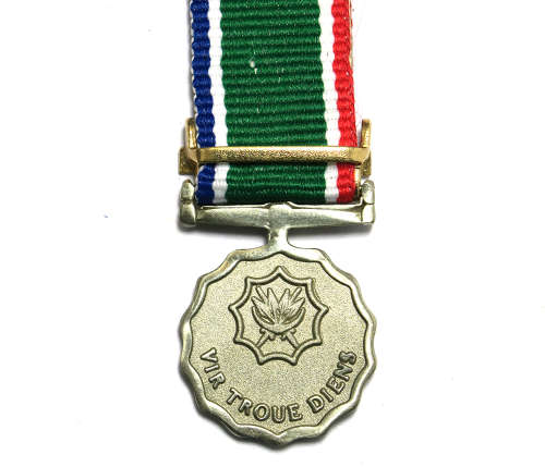 Miniature Medal - SA Long Service with 40 Year Bar