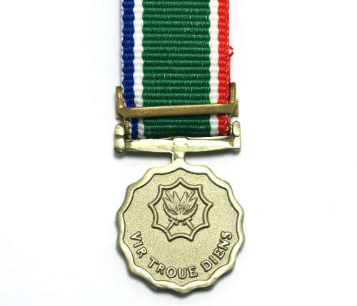 Miniature Medal - SA Long Service with 50 Year Bar. Rare