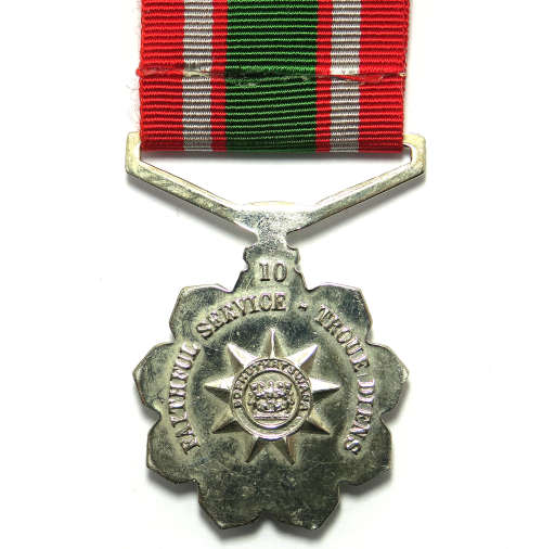 Full Size Medal - SA Homelands Bop Faithful Service 10 Years