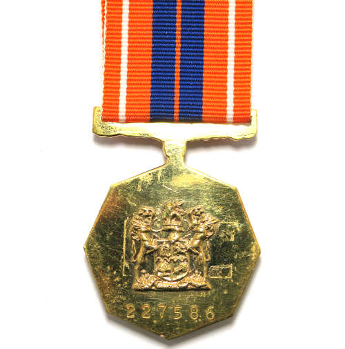 Full Size Medal - SA Pro Patria Fifth Type #227586