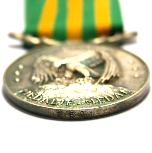 Full Size Medal - SA Danie Theron Medal Hallmarked Silver #269