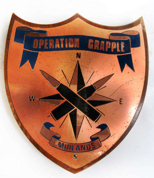 Rhodesian Operation Grapple. Midlands. Plaque