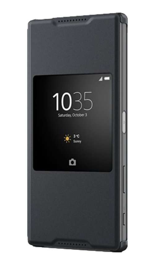 Official Sony Smart Style-Up Cover Xperia Z5 Black