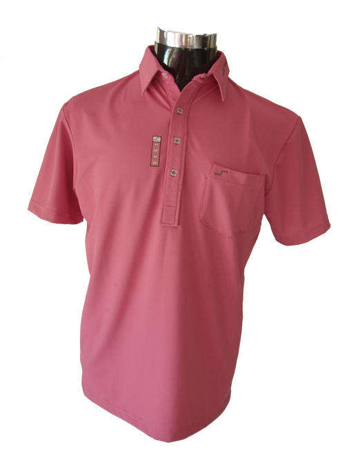 Swinger - Mens Plain Golf Shirt Pink