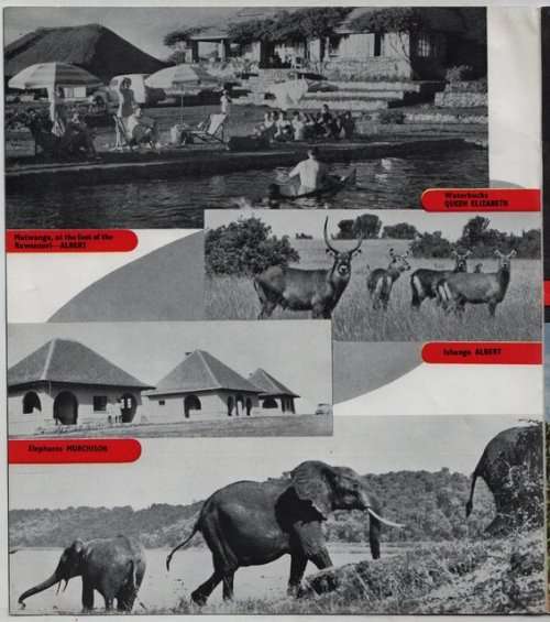 East Africa Tourist Association. NATIONAL PARKS, PARCS NATIONAUX Uganda, Belgian Congo.