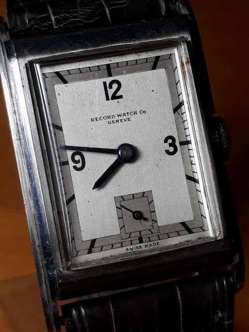 Record Watch co Geneve (tank watch)