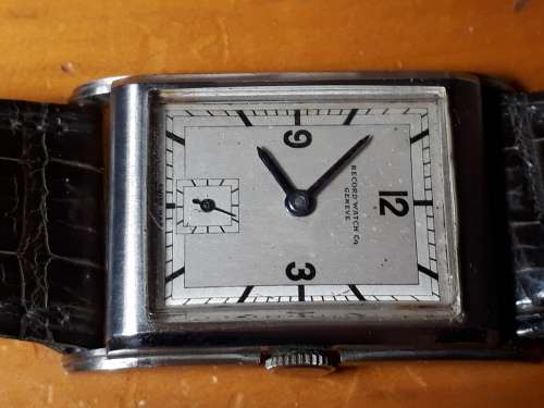 Record Watch co Geneve (tank watch)