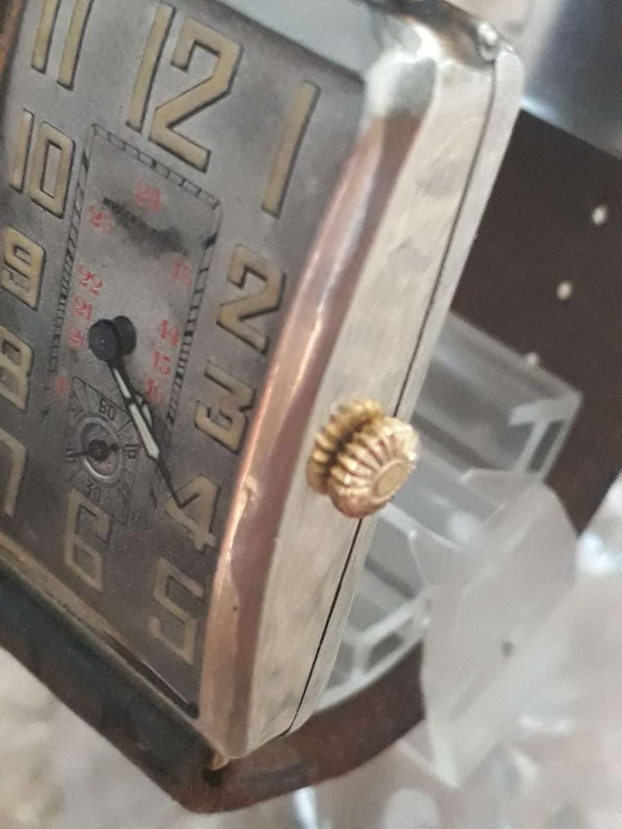 Large Swiss tank vintage,with subseconds