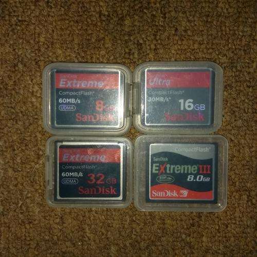 lot of Sandisc CF cards