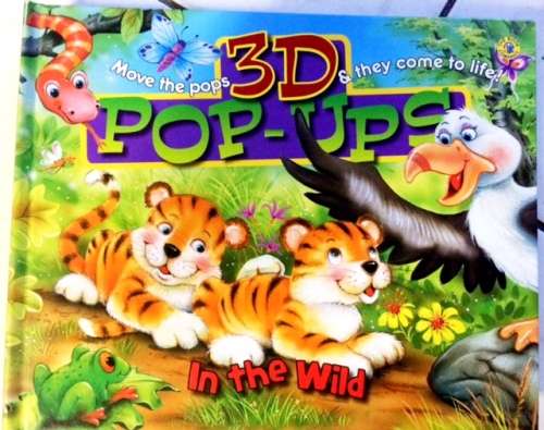 3D Pop up Book "In the Wild"
