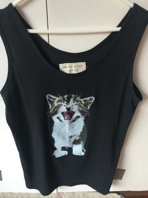 Edgars top with cat