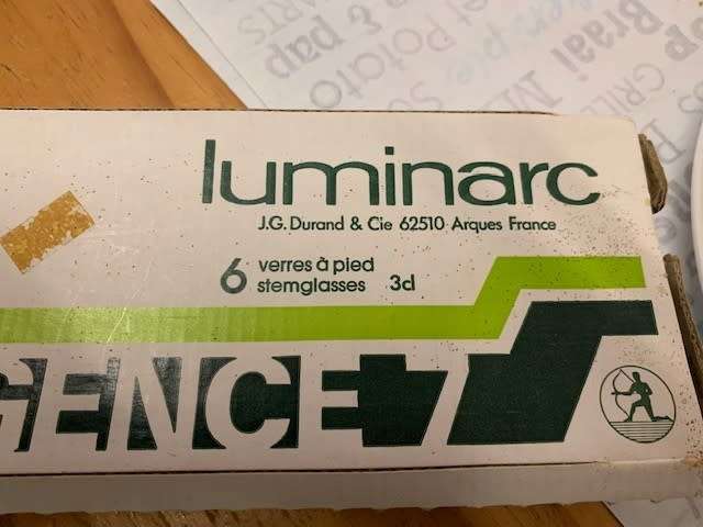 Luminarc Glasses