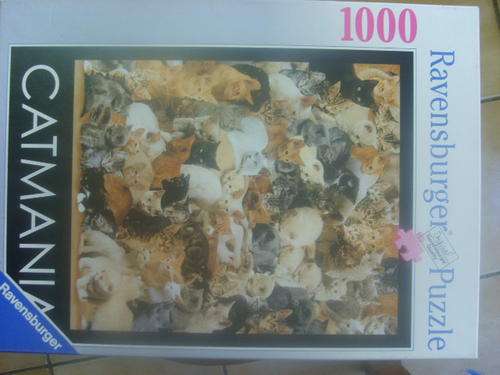 RAVENSBURGER CATMANIA 1000 PIECE PUZZLE