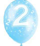 Number "2" Balloon - various colours available