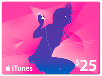 US$25 iTunes Voucher - US Store