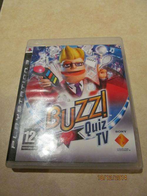 PS3 -BUZZ QUIZ TV game