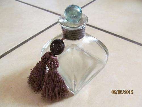PERFUME BOTTLE with TASSELS