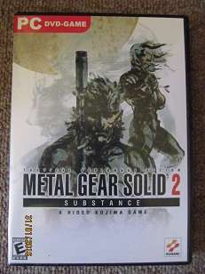 METAL GEAR SOLID 2:SUBSTANCE -PC GAME-AS NEW
