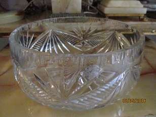 STUART CRYSTAL BOWL #2 - Vintage, Labeled and in FLAWLESS condition !!