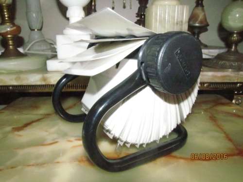 VINTAGE ROLODEX!! Business Card File - Stamped Rolodex - NEVER USED!!
