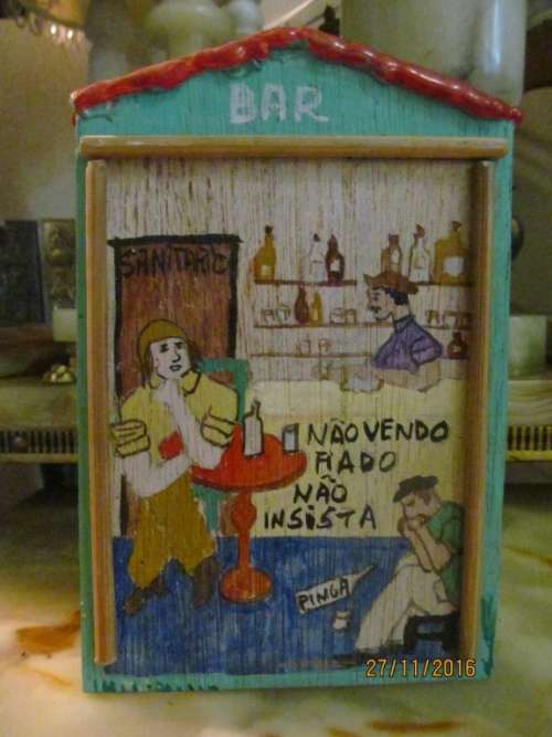 BAR ON THE WALL!! La Vereda Brazilian Hand Made Wall Decoration - Signed