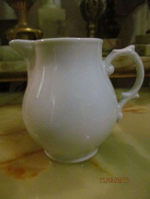 FURSTENBERG !! Antique Fine Porcelain Victorian Style Creamer - Furstenberg, Germany - Rare Item