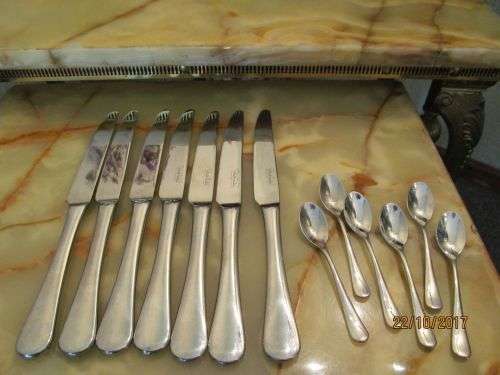 ROBERT WELCH !! Collectable Lot of Robert Welch Designer Cutlery - 7 Dinner Knives & 6 Demitasse