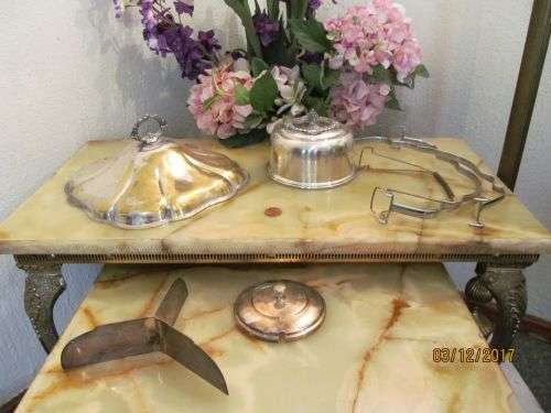 SPARE PARTS !! Lot of Vintage Silver Plated Replacement Pieces / Spares