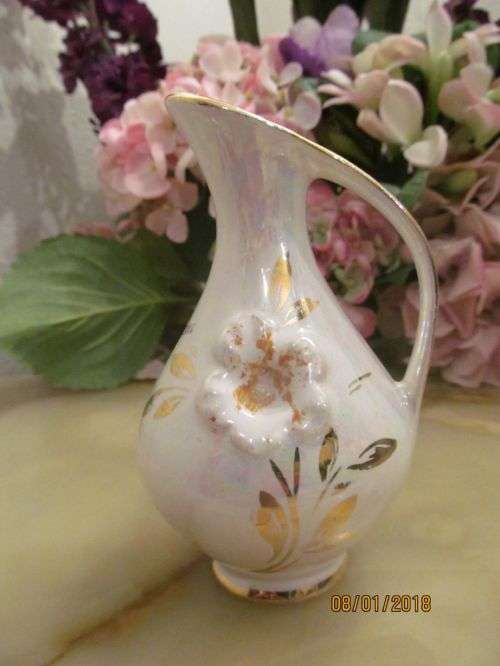 B & H HALBACH !! Vintage Fine Porcelain German Halbach Designer Pitcher - Konigswinter