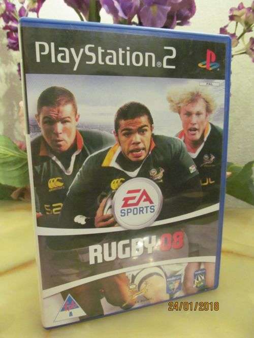 PS 2 GAME DISC !! Rugby '08 - EA Sports