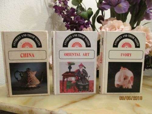 HARDCOVER BOOKS 2 !! Antiques and Their Values - 1979 1st Editions (3 Different Books)