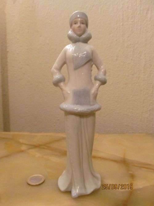 CHANTAL !! Rare Vintage 1950's Svelte Ladies Series Fine Porcelain Figurine - IPL for Paris Museum
