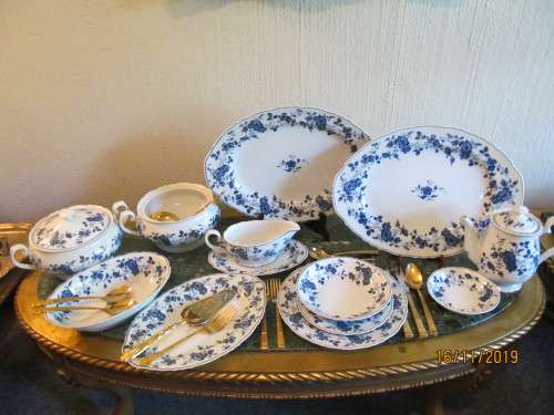ROYAL MEISSEN !! Full Dinner & Tea & Cake Set for 6 people- 55 pieces