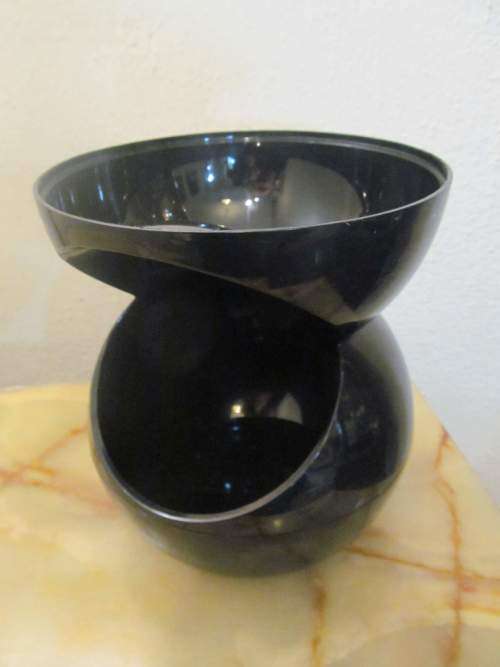 GLOSSY BLACK !! Contemporary Glossy Black Designer Acrylic Sweets / Kitchen Counter Top Storage