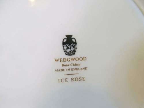 WEDGWOOD 5 !! Vintage 1960-1979 Pristine Condition Wedgwood Bone China "Ice Rose" Tea Trio