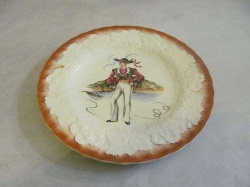 MEAKIN !! Vintage 1950's Alfred Meakin Collectable "French 18th C Costumes" Cabinet/Wall Plate
