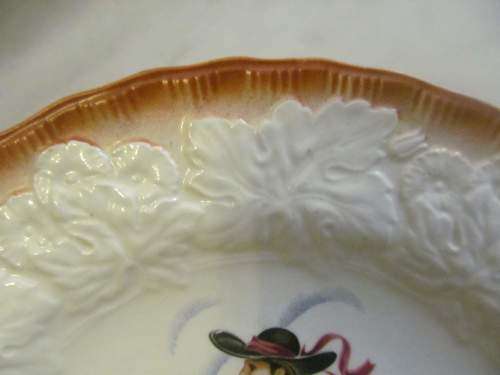 MEAKIN !! Vintage 1950's Alfred Meakin Collectable "French 18th C Costumes" Cabinet/Wall Plate