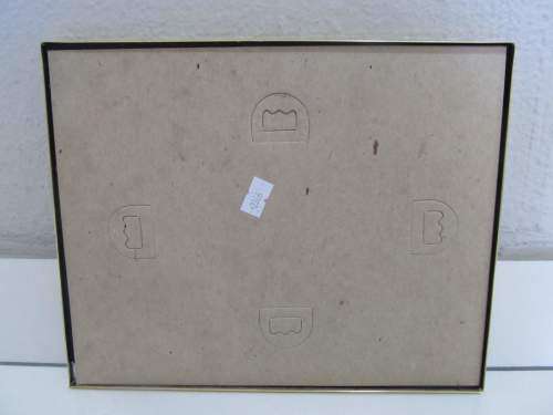 LENA LIU !! Gold Metal Framed Litho Print - Morning Calla Lilies - Lena Liu Print Signed