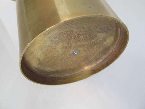 MILK CAN !! Vintage Solid Brass Milk Can with Brass Handles - 19cm Height